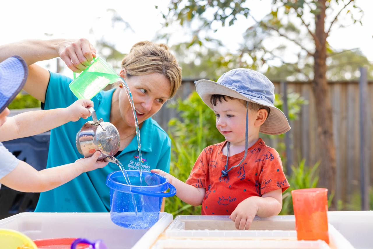 The benefits of water play for children's development | St Nicholas – Early  Education, OOSH & Pathways