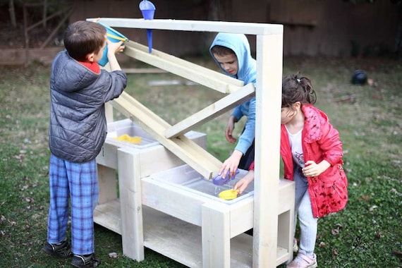 DIY Sand and Water Play Table for Kids Plans water Table Plans, Sensory  Table Plans, Outdoor Sensory Table, Water Play, Water Play Table - Etsy |  Kids water table, Water table diy,